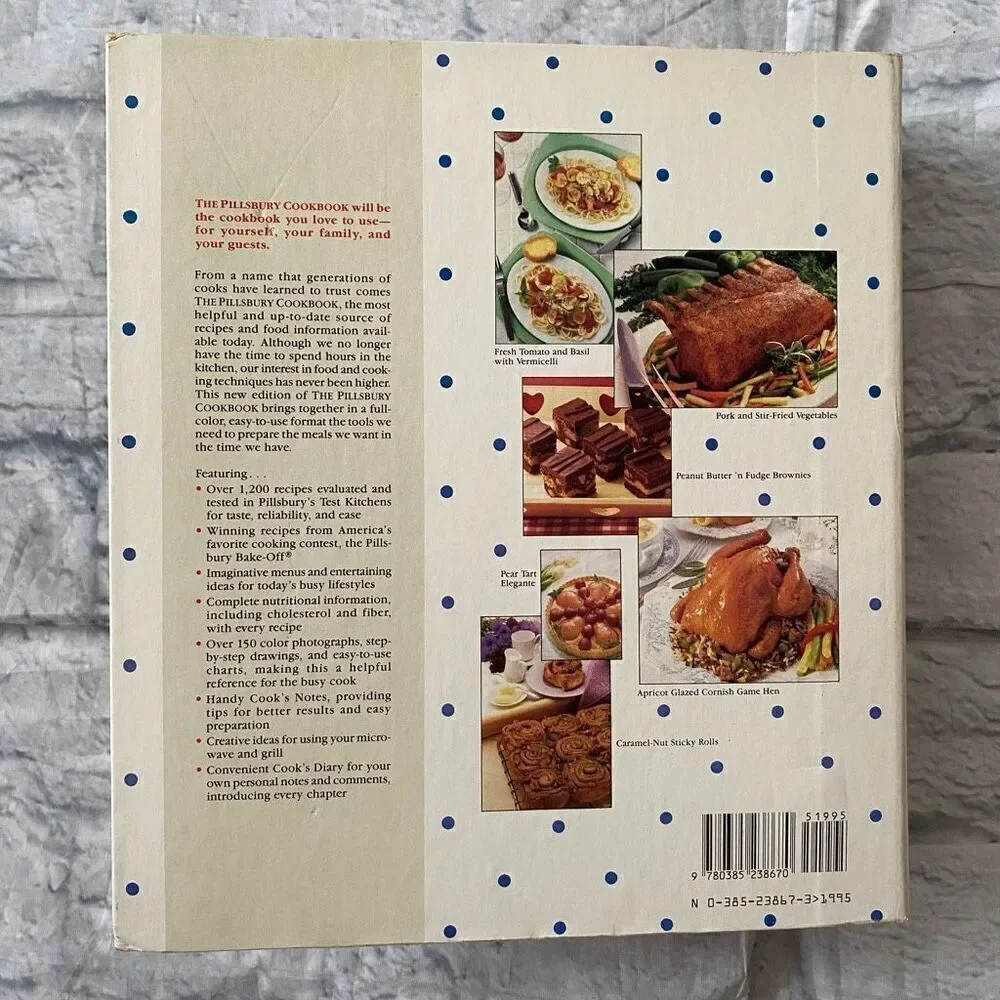 Pillsbury vintage recipe cookbook